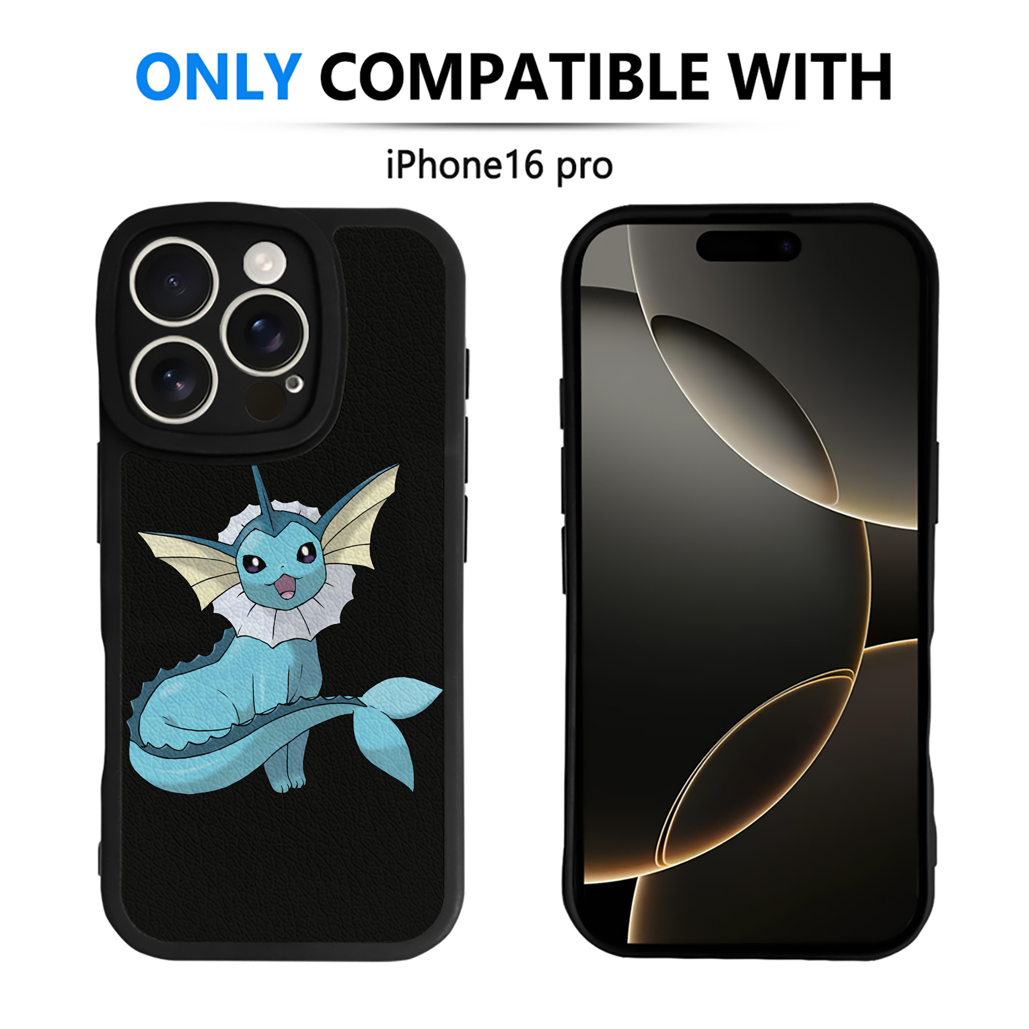 （画像用） ポケットモンスター Pokémon 【iPhone 16シリーズ対応】シリコンスマホケース（レザー調） 材質：シリコン